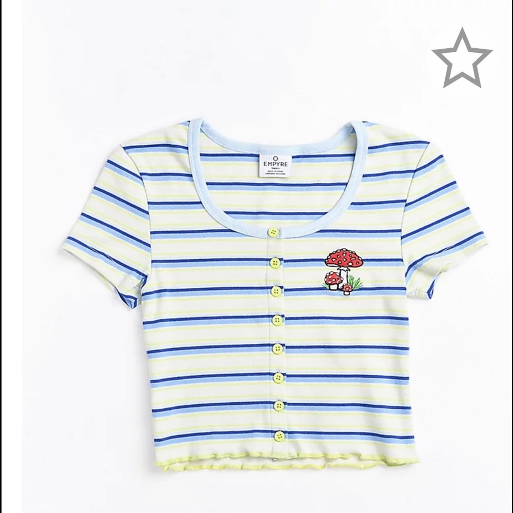 Empyre mushroom crop top